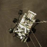 Ecco l'immagine dell'arrivo di Perseverance su Marte