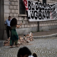 Le macerie dell'ex Macello davanti al Governo