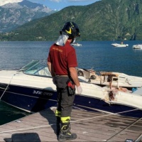 La barca travolta da un motoscafo di turisti belgi