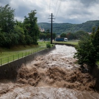 Danni da maltempo, acqua non potabile a Breggia
