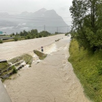 Maltempo e allagamenti, riaperto il San Gottardo