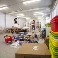 La scuola dell'infanzia prende forma nei prefabbricati