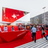 Una Svizzera rosso fuoco all'Expo universale di Dubai