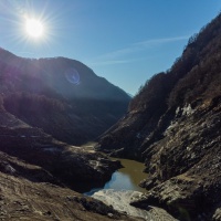 Diga della Verzasca: è iniziato lo svuotamento