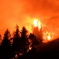Inferno sul Gambarogno, nella notte evacuate 32 persone