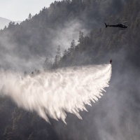 Acqua non potabile a causa dell'incendio