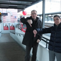 Stazione nuova «ma con rampe troppo ripide per un disabile»