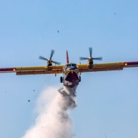 Sul Gambarogno sono arrivati anche i Canadair