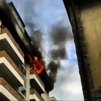 Fiamme in un appartamento a Locarno