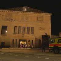 Fiamme allo storico Kunsthaus