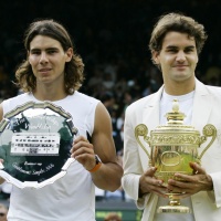 C'è anche Rafa, l'eterno "nemico": «Caro Roger, amico e rivale mio...»