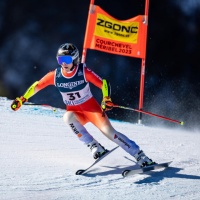 Brilla Brignone, Lara seconda nel suo "allenamento"