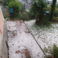 Temporali e grandine sul Sottoceneri