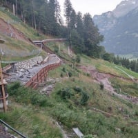 Frana di Schwanden, la pioggia ha peggiorato le cose