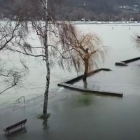 Straripa il lago di Bienne. È allarme inondazioni