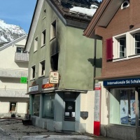 Trovato morto l'uomo disperso nell'incendio ad Andermatt