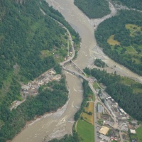 Maltempo in Vallemaggia: al via i preparativi per il ponte provvisorio