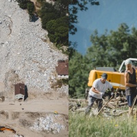 Mesolcina, un mese dopo il disastro: «Riusciremo a guarire le ferite»