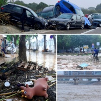 Per ore con l'acqua fino al collo: testimonianze dall'inferno di Valencia