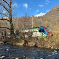 Monteceneri, treno TILO deraglia a un passo dal fiume