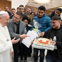 Quella passione per la pizza, è stato il Papa dello street food