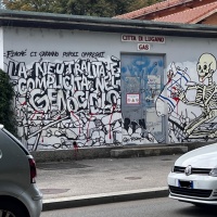 Il graffito anti-Israele fa indignare Quadri