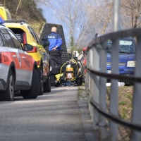 Infortunio nel Ceresio, sub in ospedale. La sua vita è in pericolo