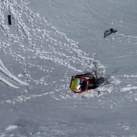 Precipita la cabina della funivia: la persona all'interno è morta