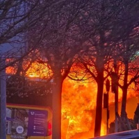 Autopostale in fiamme: l'identificazione delle vittime potrebbe richiedere tempo