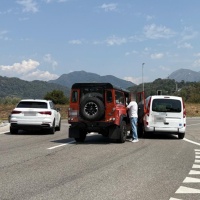 Scontro nella rotonda all'imbocco della Vedeggio-Cassarate