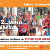 "Penz…iamo a Chiasso": quest'anno si corre anche per Future Kind Village