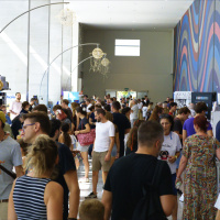 In centinaia per festeggiare la decima edizione della Fiera del Fumetto