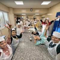 Gli scolari alla scoperta dei laboratori dei panettieri