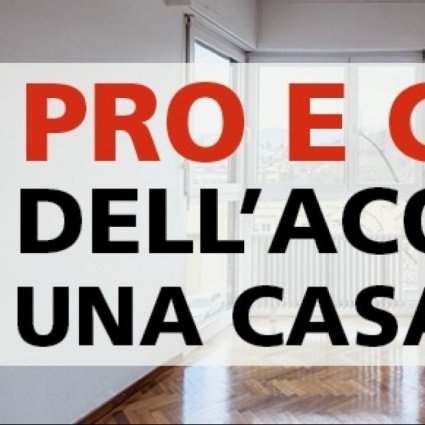 Pro e contro dell’acquistare una casa piccola