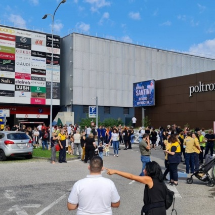 Grancia, evacuato il Centro Lugano Sud