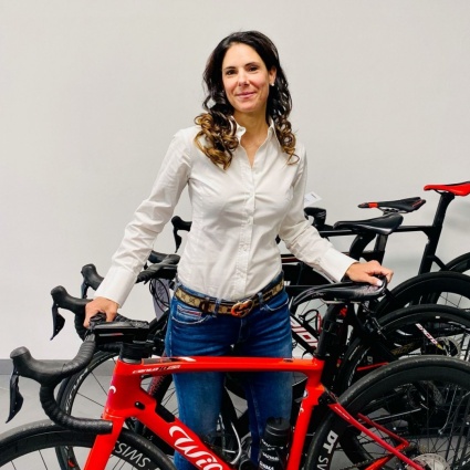 Stefania Poggi, quando la bici è donna