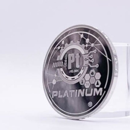 Prima moneta in platino per la Zecca federale platino