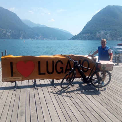 Cantello - Lugano in bici: «Ogni giorno, anche d'inverno»