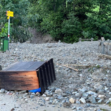Frana a San Carlo, disagi sulla strada del Bernina