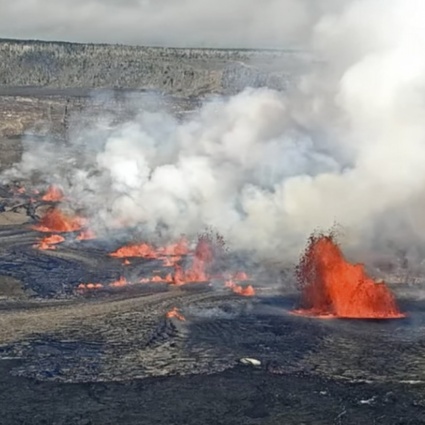 Si risveglia il vulcano Kilauea