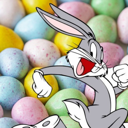 Bugs Bunny salta al centro Manor per Pasqua