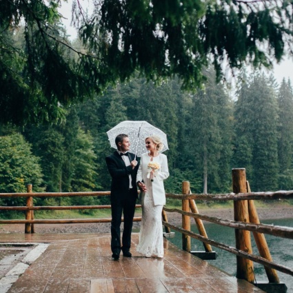 Come affrontare la pioggia il giorno del matrimonio
