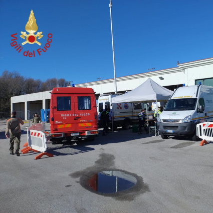 Evacuata una casa anziani…ma era un'esercitazione