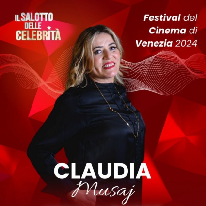 Venezia: il salotto delle celebrità ospita Claudia Musaj