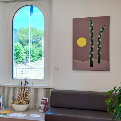 L'arte di Damiano Mengozzi nella Banca Raiffeisen Basso Ceresio