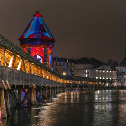 Lucerna, città della luce e dei colori