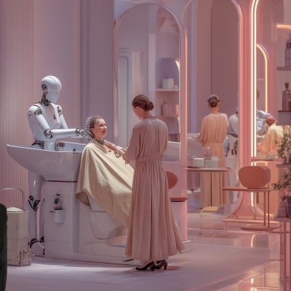 Robot, AI e shampoo intelligenti: ma il futuro del salone ha ancora un cuore