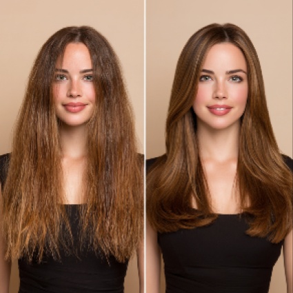 Capelli rigenerati, idratati e splendenti in 10 minuti grazie alle proteine della seta