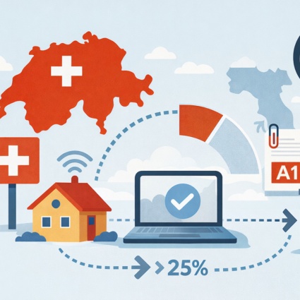 Frontalieri e smart working nel 2026: la soglia “fiscale” del 25% è confermata.