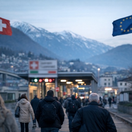 Frontalieri in Ticino: il calo continua, mentre la Svizzera cresce